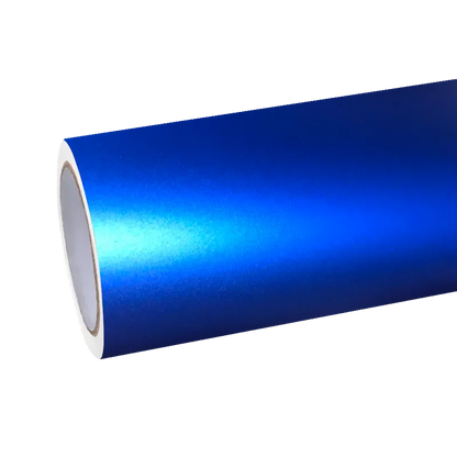 Satin Ceramic Blue Car Vinyl Wrap PET