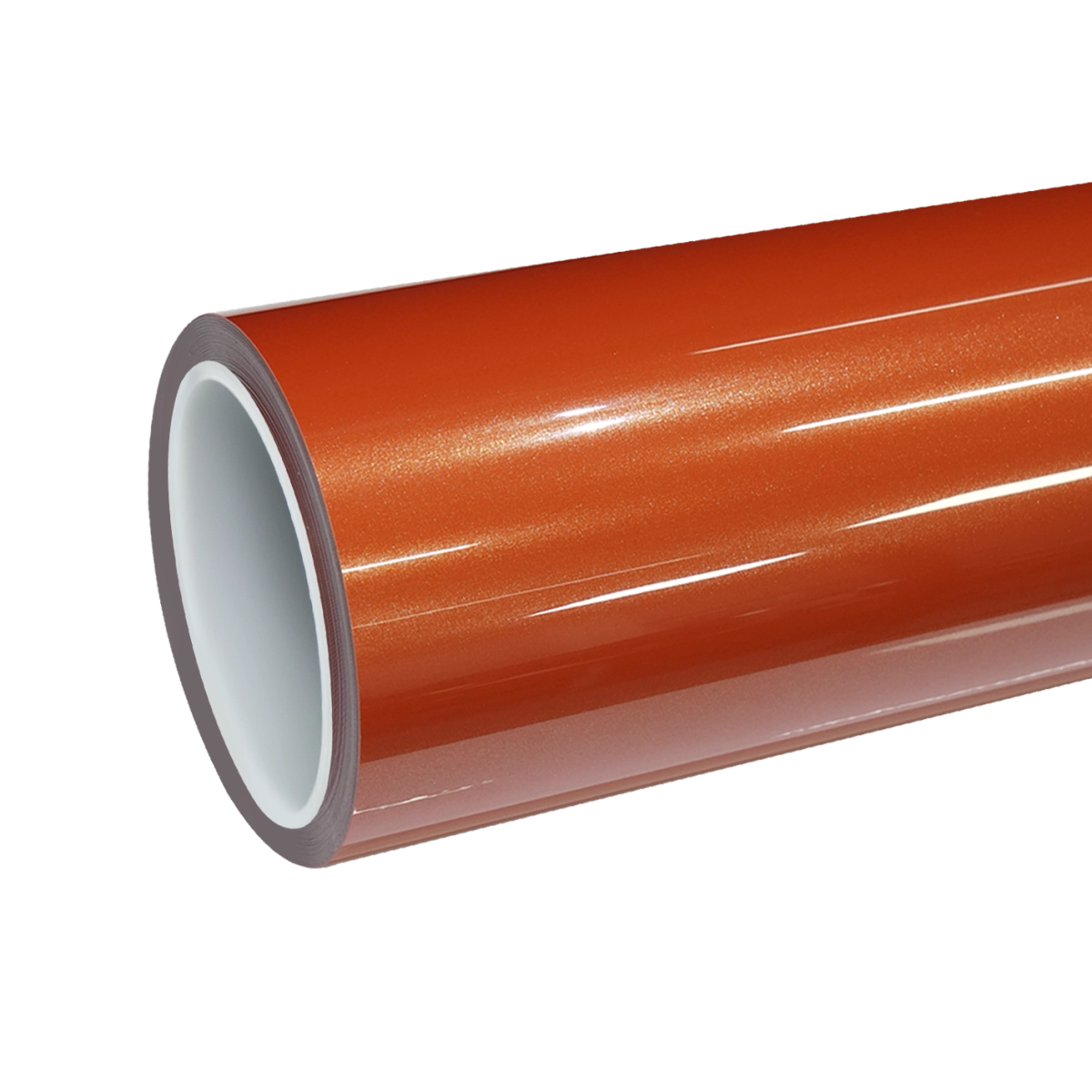 TPU Gloss Metallic Lava Orange Colored PPF Paint Protection Film