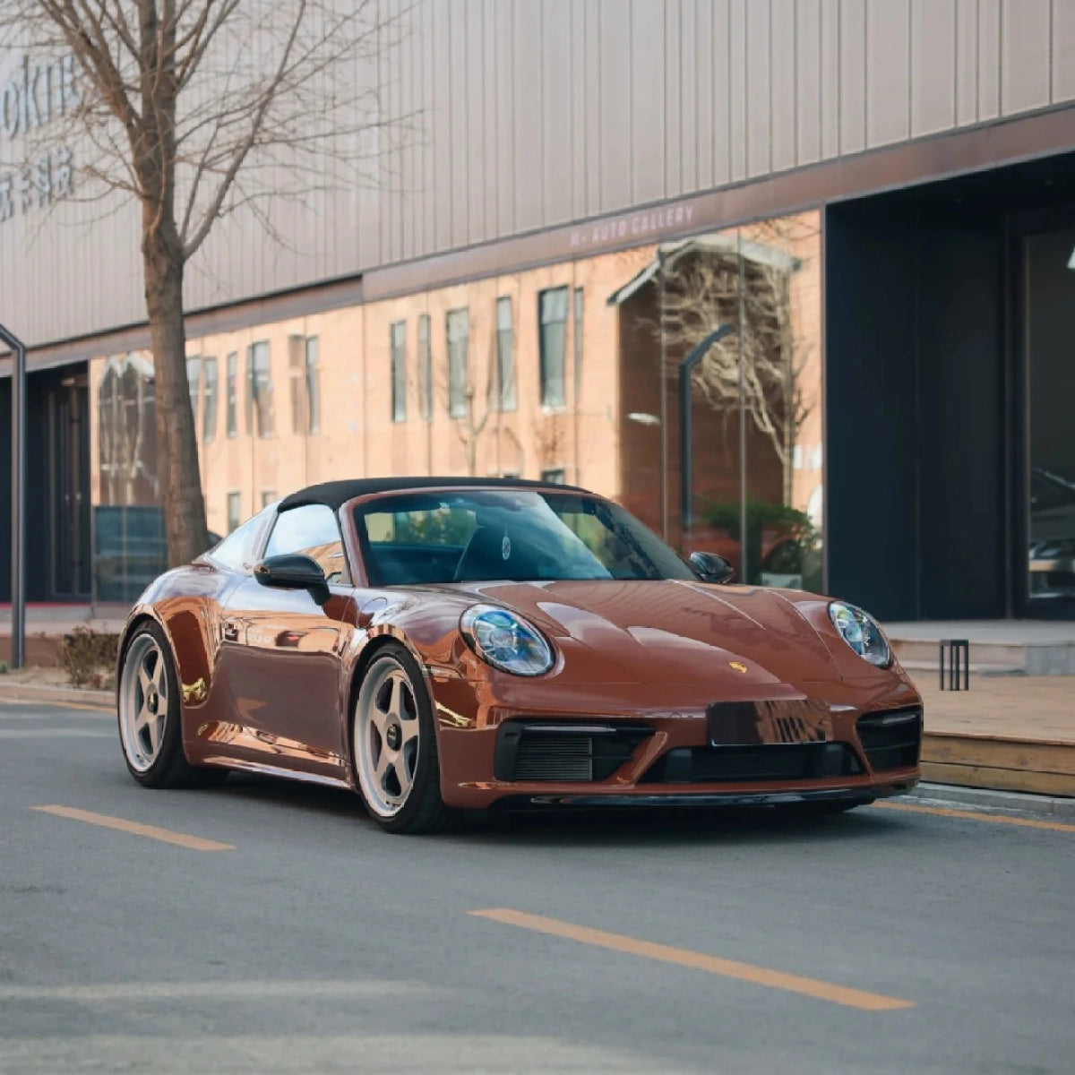 TPU Gloss Paint Chocolate Colored PPF Paint Protection Film