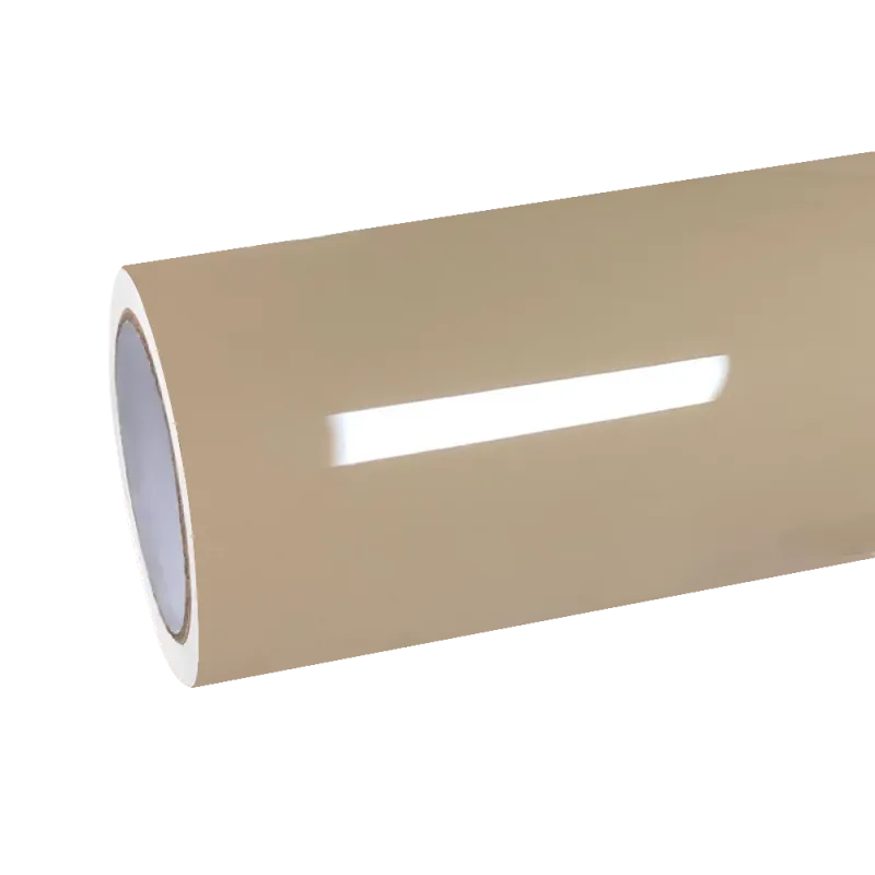 TPU Glossy Cuban Sand Yellow Colored PPF Paint Protection Film