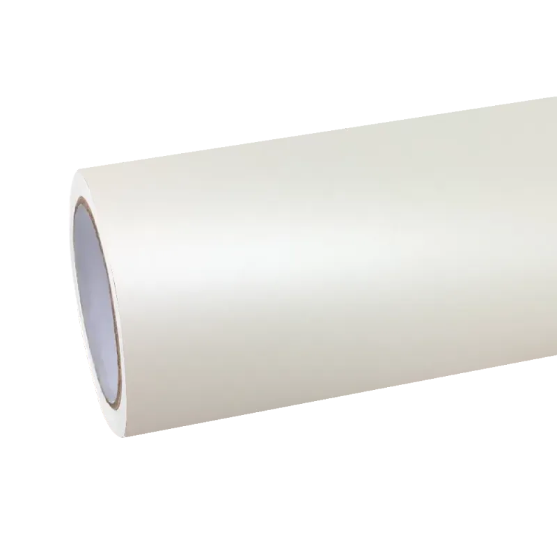 Matte Ultimate Flat Pepper White Car Vinyl Wrap PET