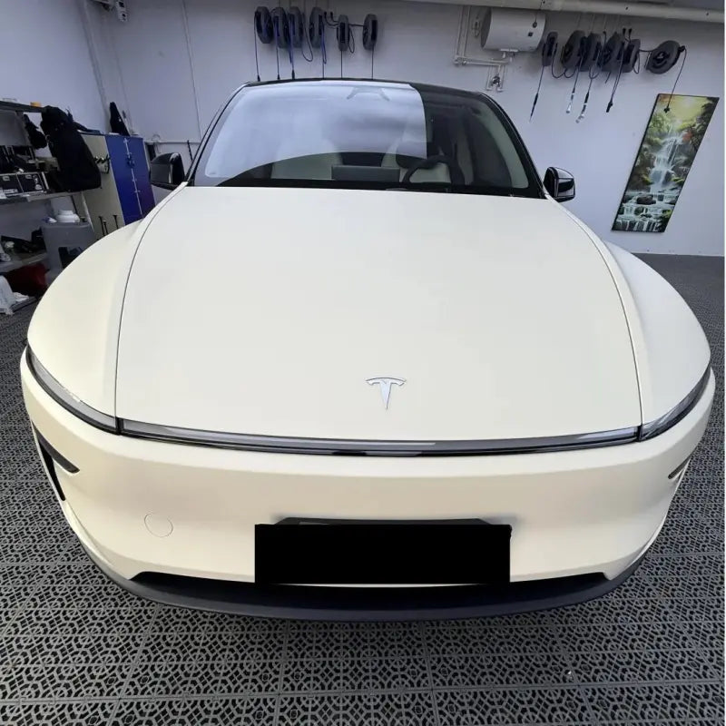 Matte Ultimate Flat Pepper White Car Vinyl Wrap PET