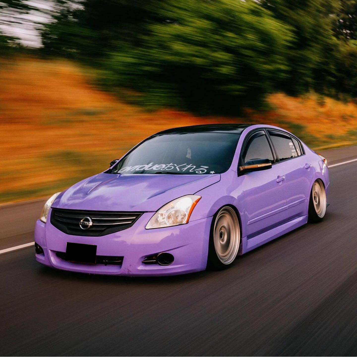 lavender car wrap