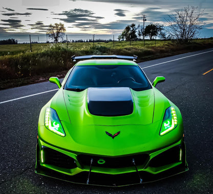 TPU Gloss Lime Green Paint Protection Film