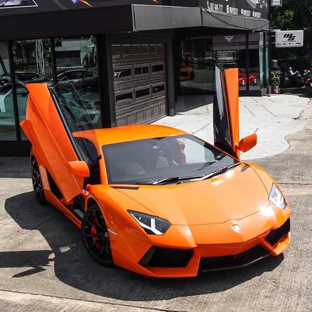 TPU Gloss Burnt Orange Paint Protection Film