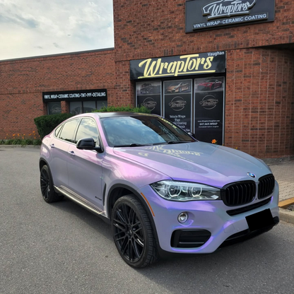 gray to purple wrap